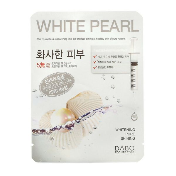 Sheet mask DABO WHITE PEARL